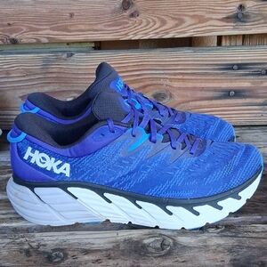 Hoka Gaviota 4 Men's Purple and Blue Athletic Shoes